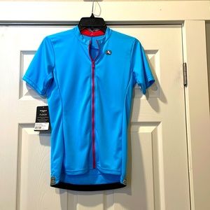 Sky Blue fusion Giordana Italian cycling top
